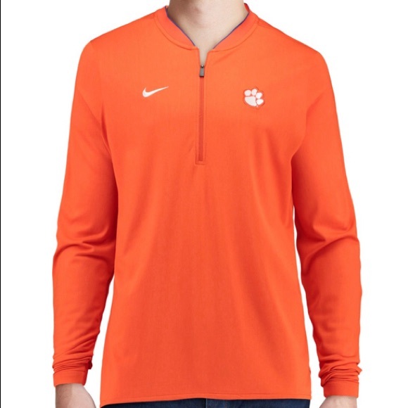 Nike Clemson Tigers 1/2 Zip Pullover Size Large - Picture 3 of 4